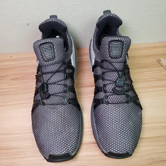 Nike Mens Size 12 Shox Gravity Running Shoes Gray Black Comfort